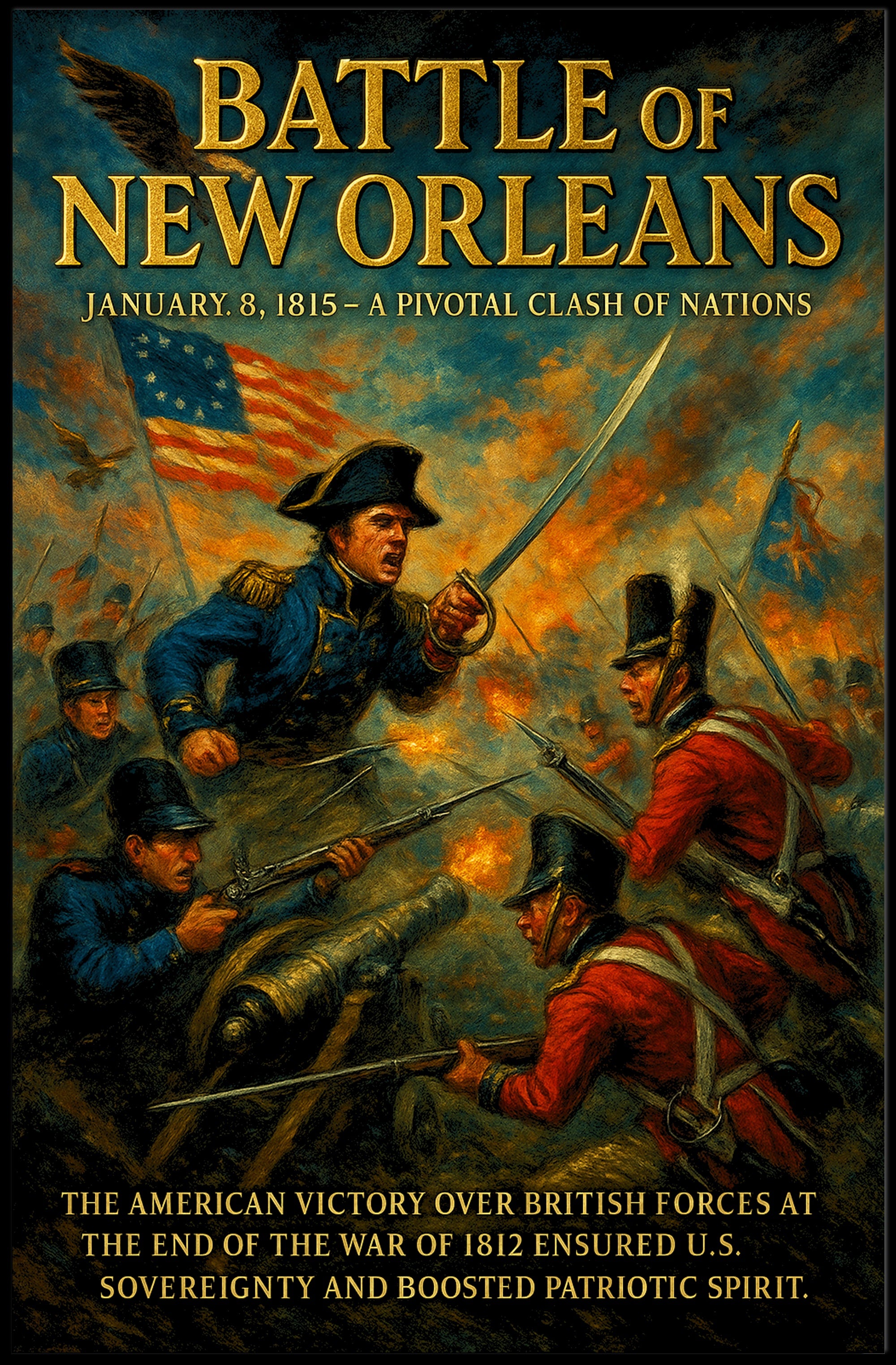 Battle of New Orleans Poster PosterGoat