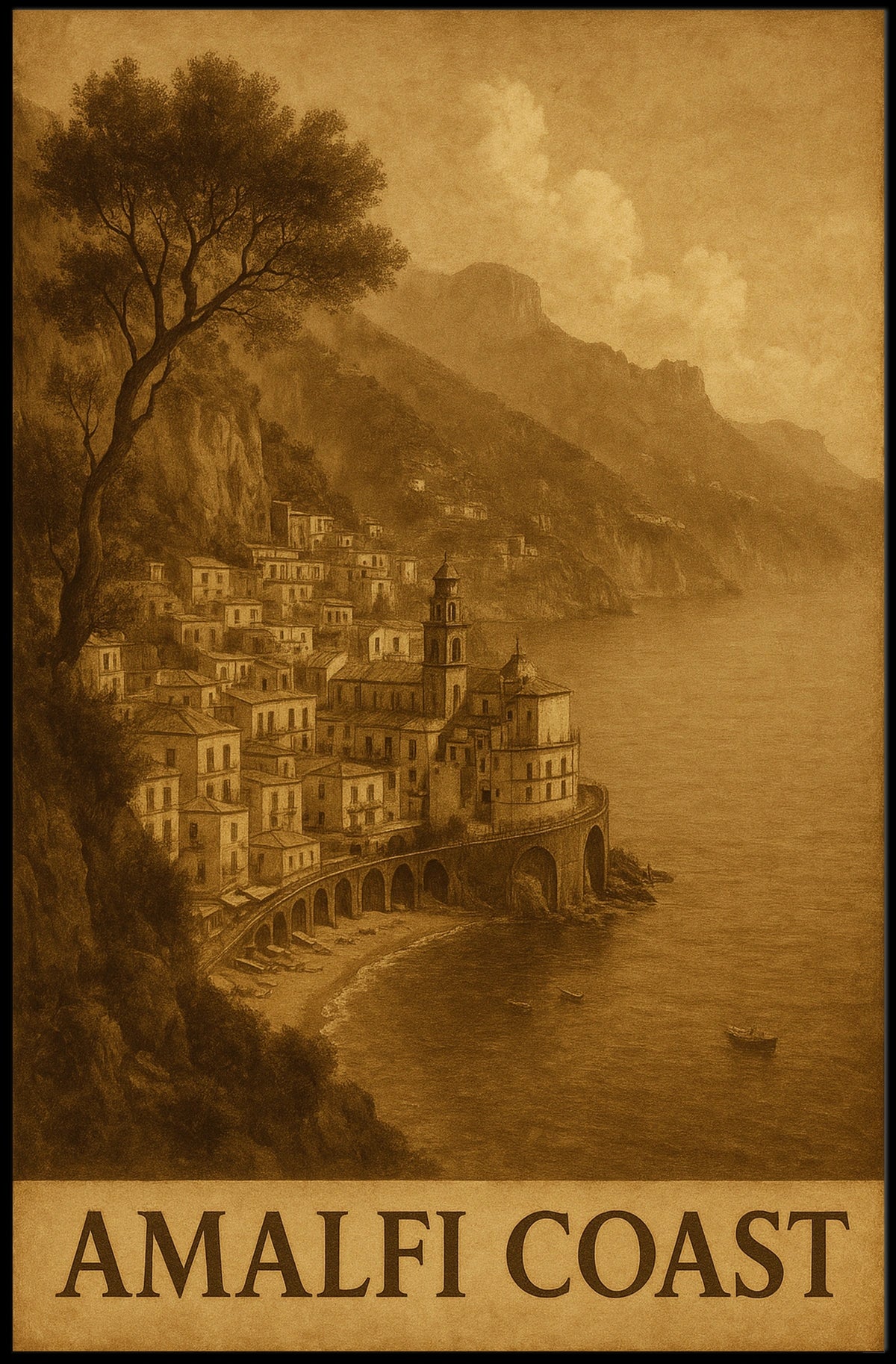 Amalfi Coast Poster