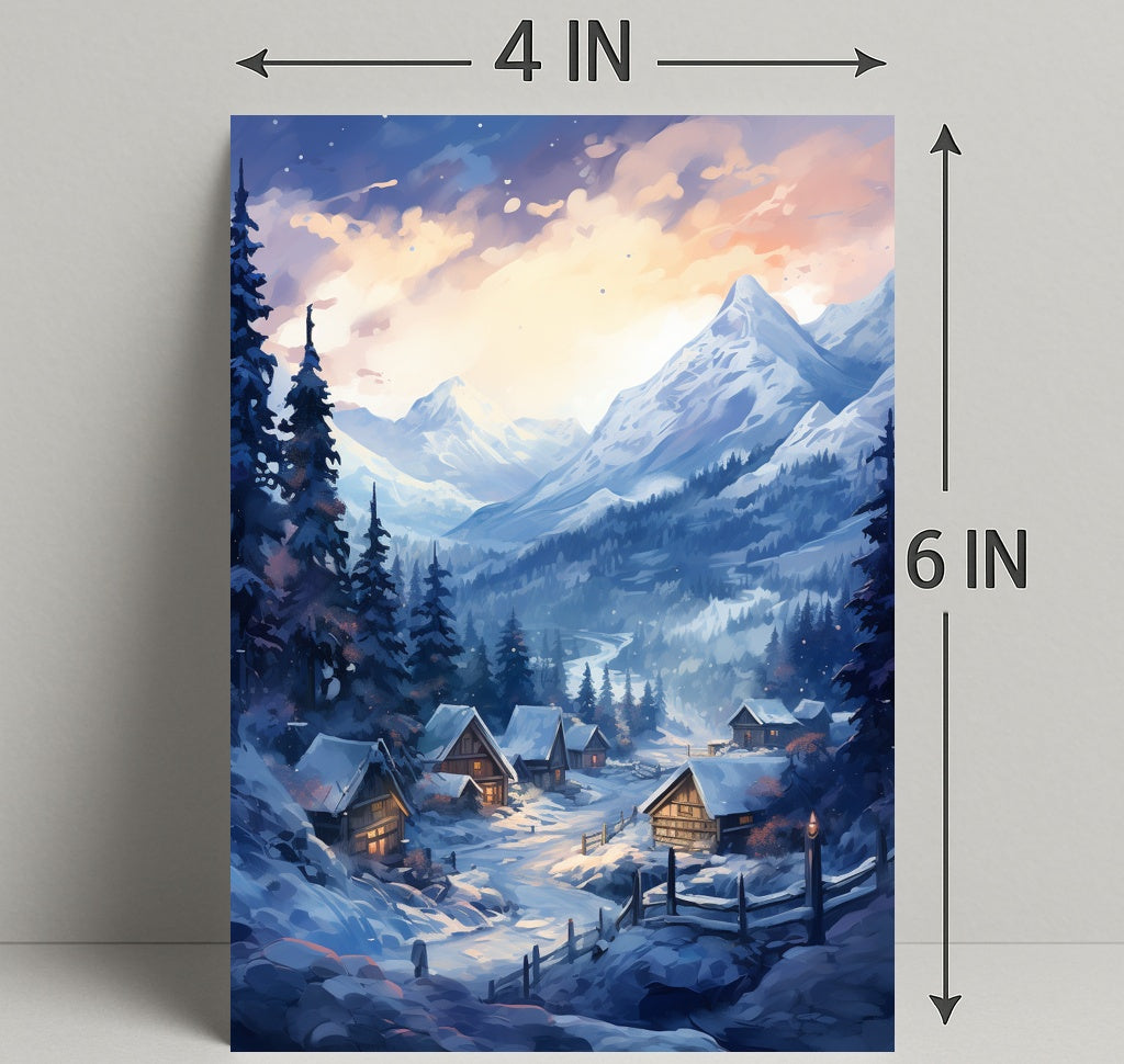Winter Wonderland Village Poster