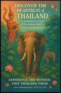 Discover The Heartbeat Of Thailand Poster
