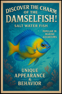 Discover the Charm of the Damselfish Poster