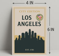 Los Angeles City Edition Poster PosterGoat