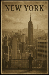 New York Cityscape Poster