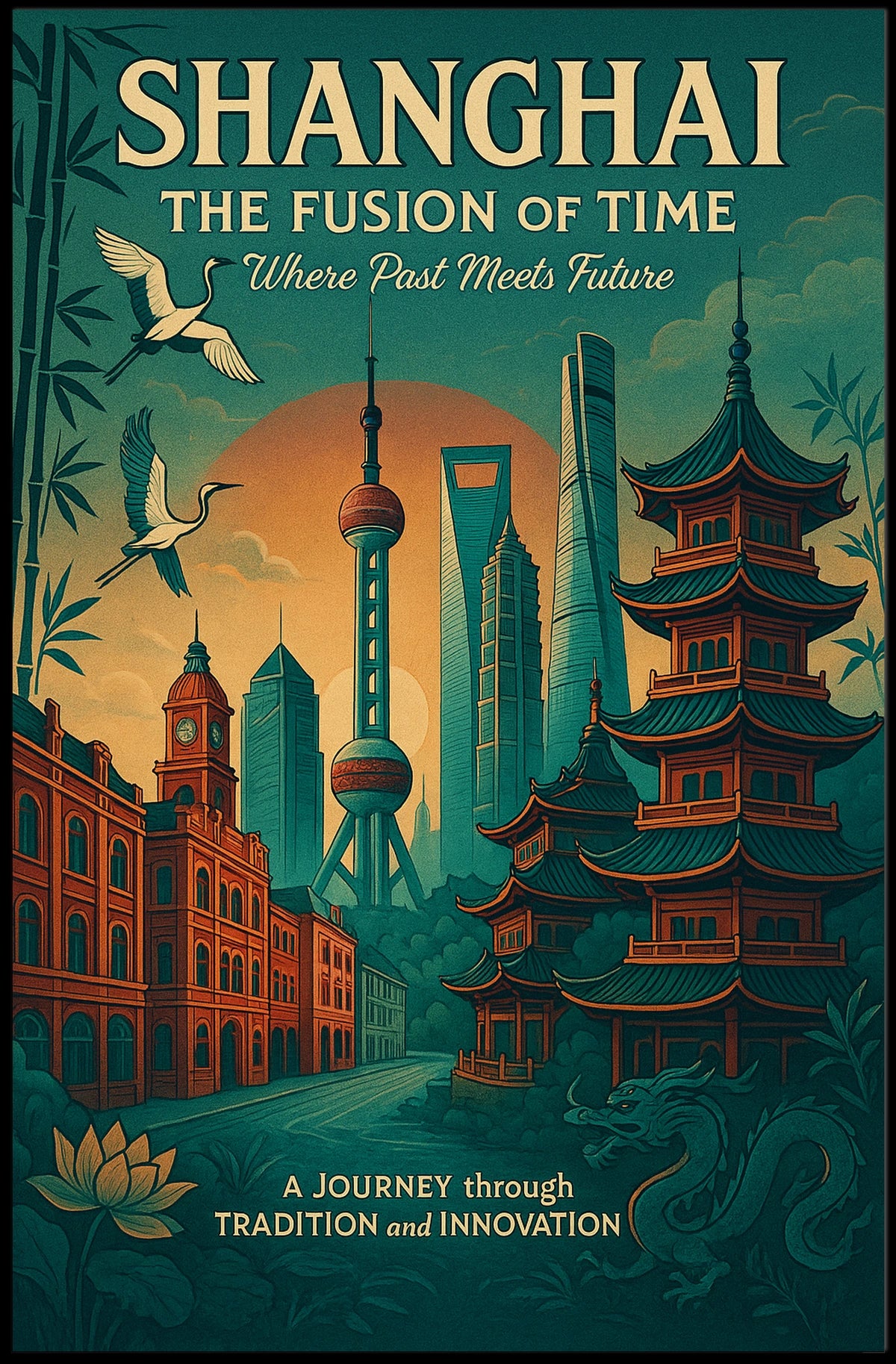 Shanghai The Fusion of Time Poster