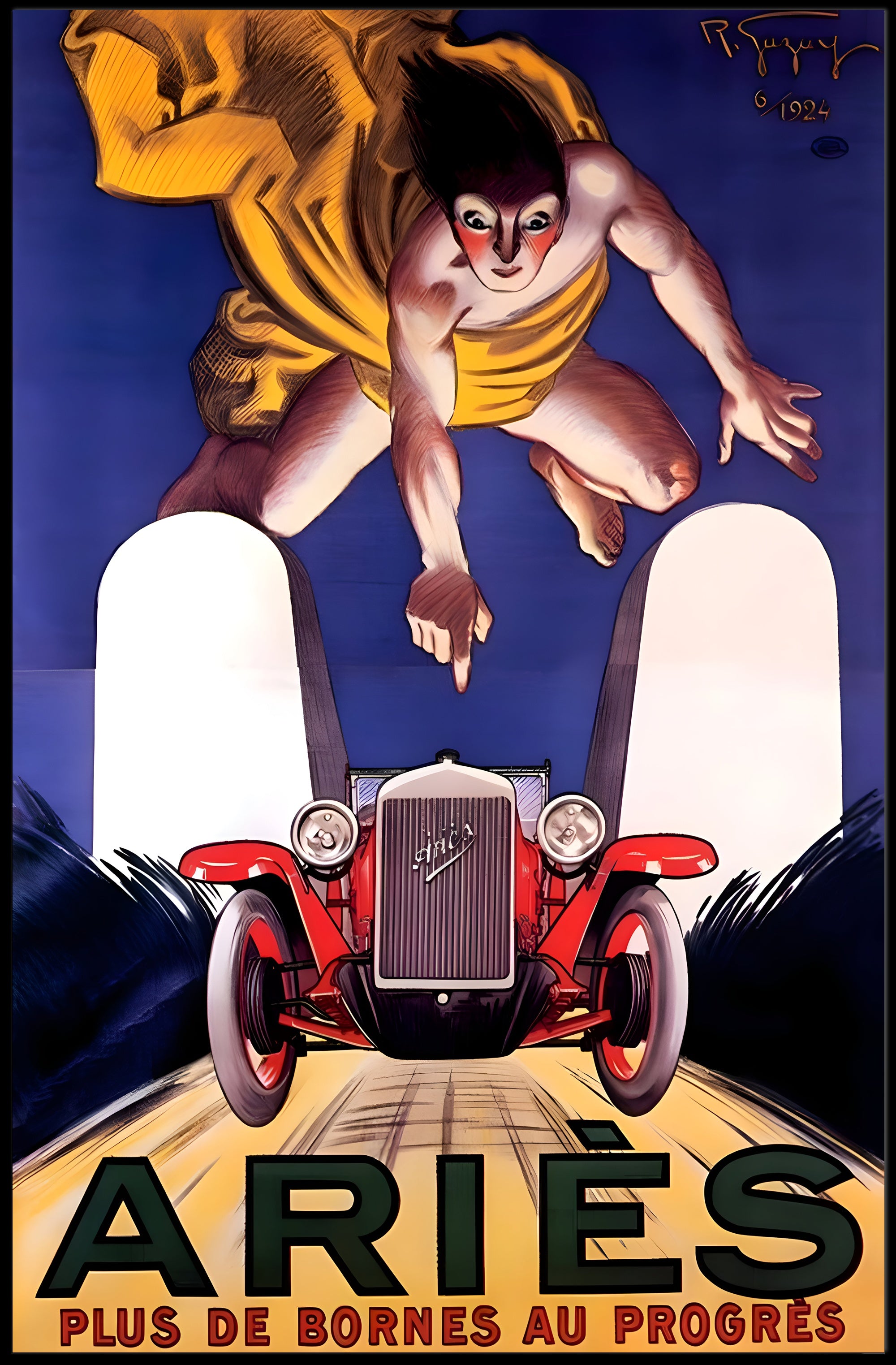 Aries Automotive Advertisement Poster