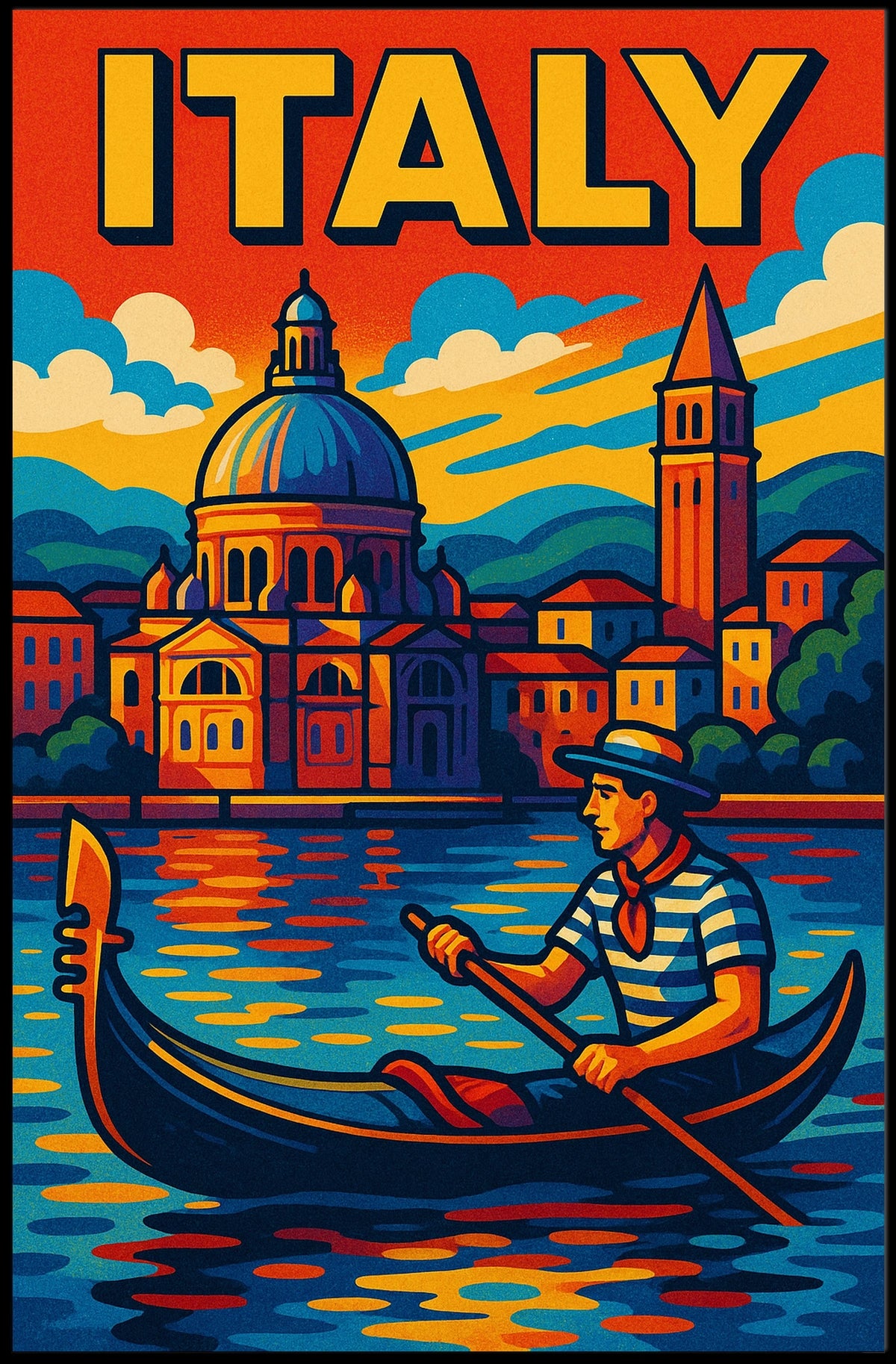 Italy Travel Poster
