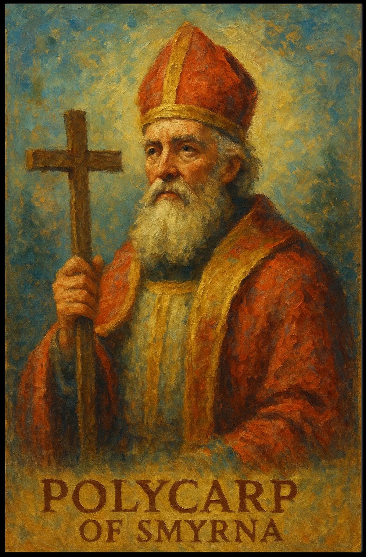 Polycarp of Smyrna Religious Heritage Poster
