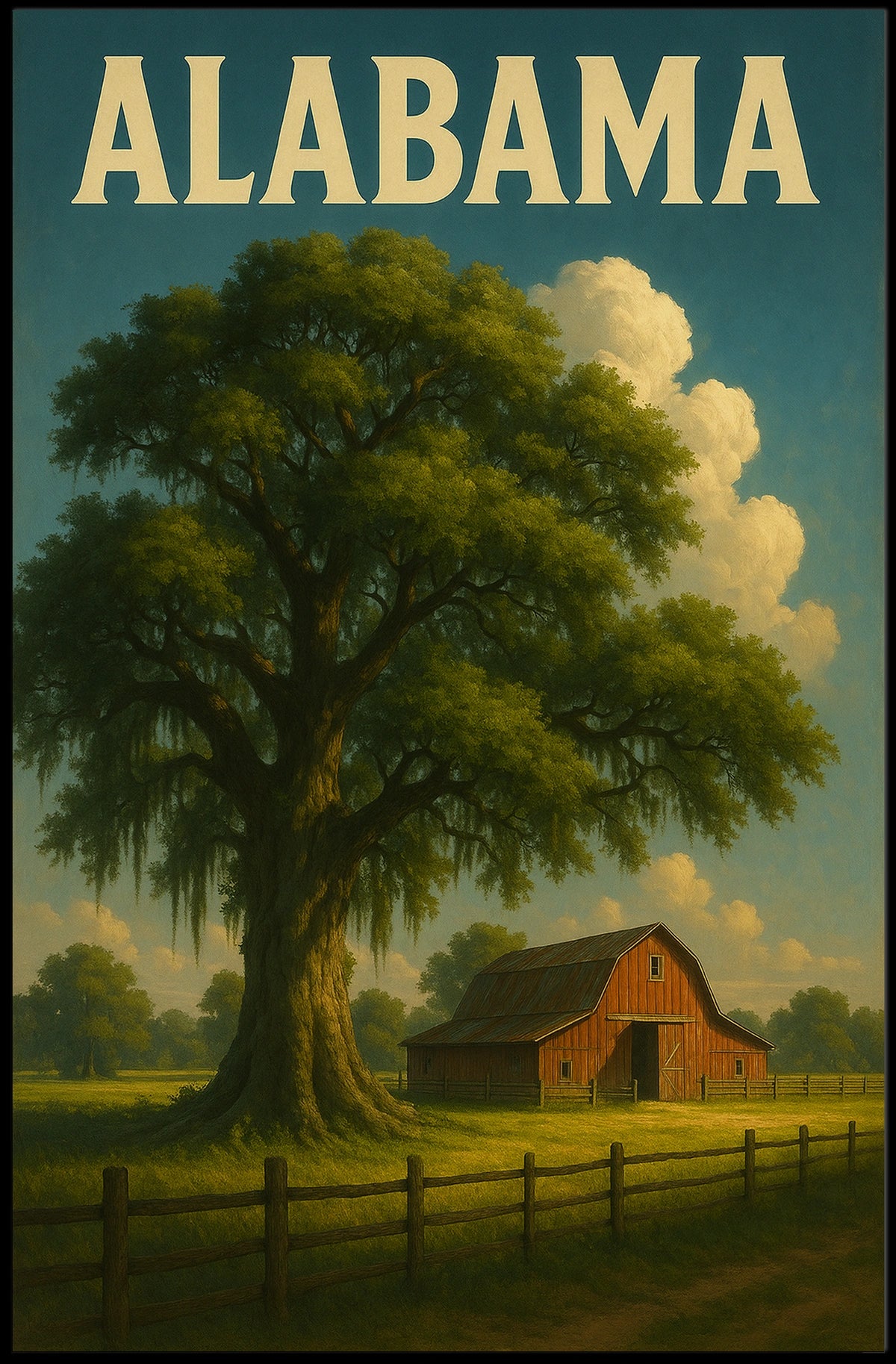 Alabama Landscape Poster