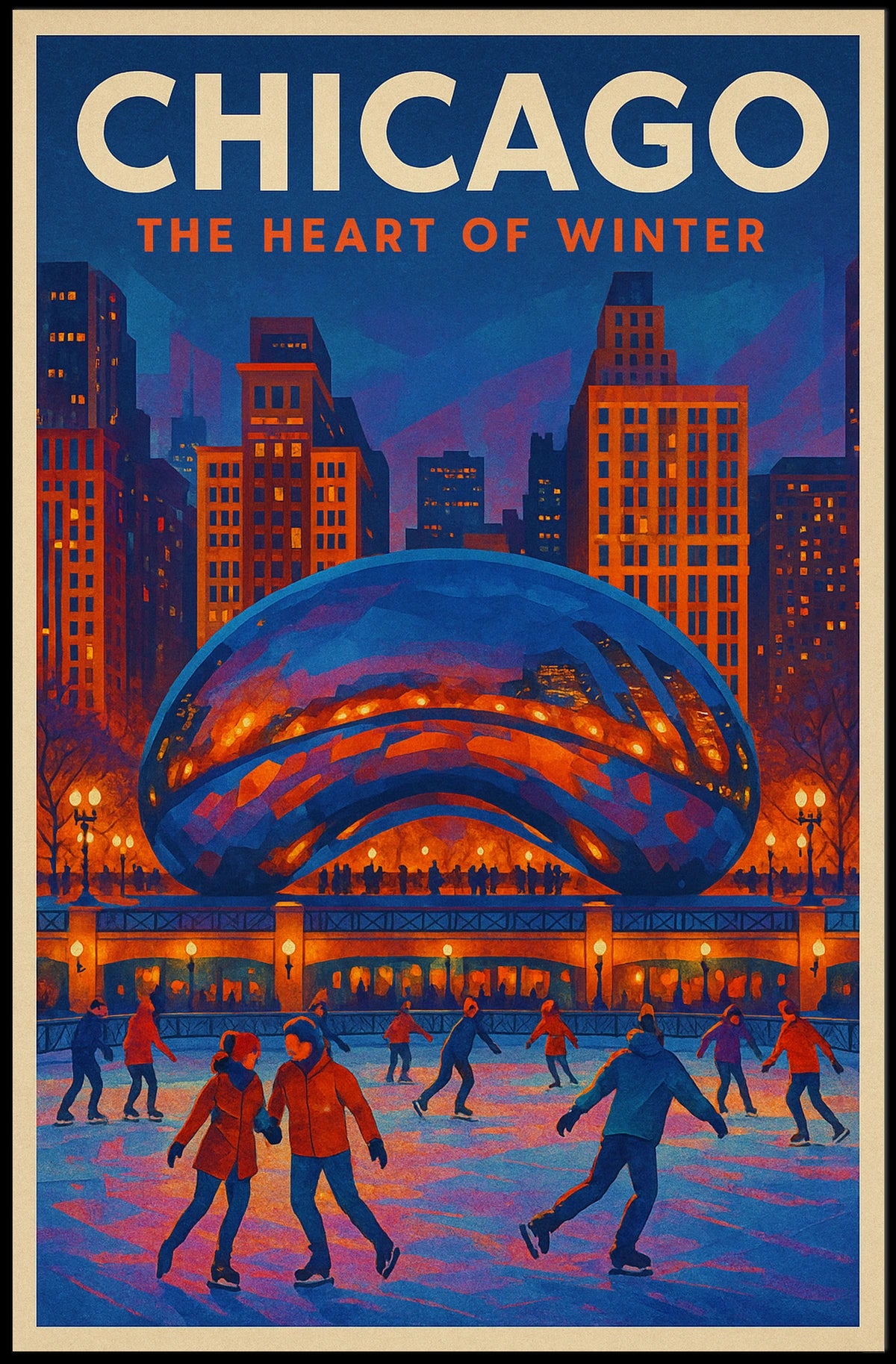 Chicago The Heart of Winter Poster