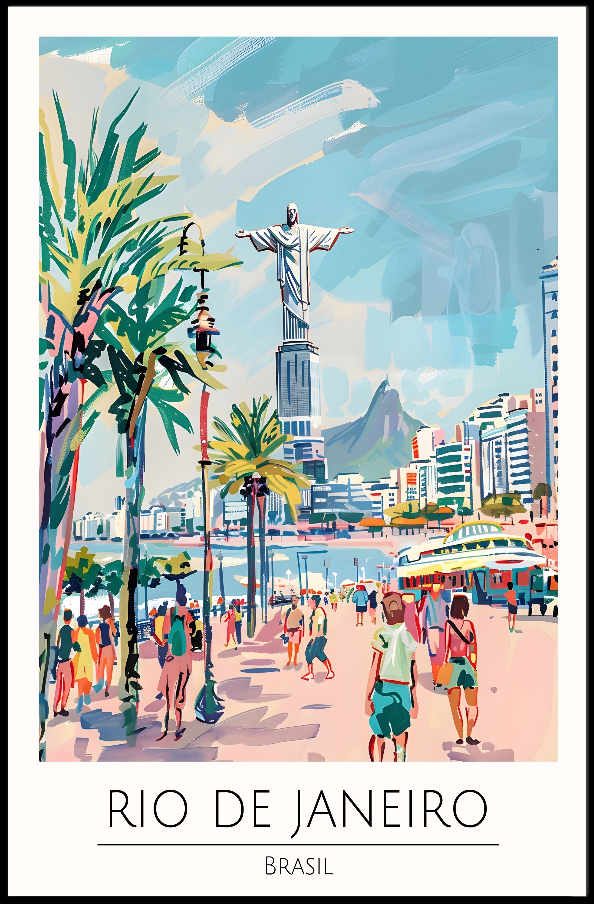 Rio de Janeiro Vibes Poster PosterGoat