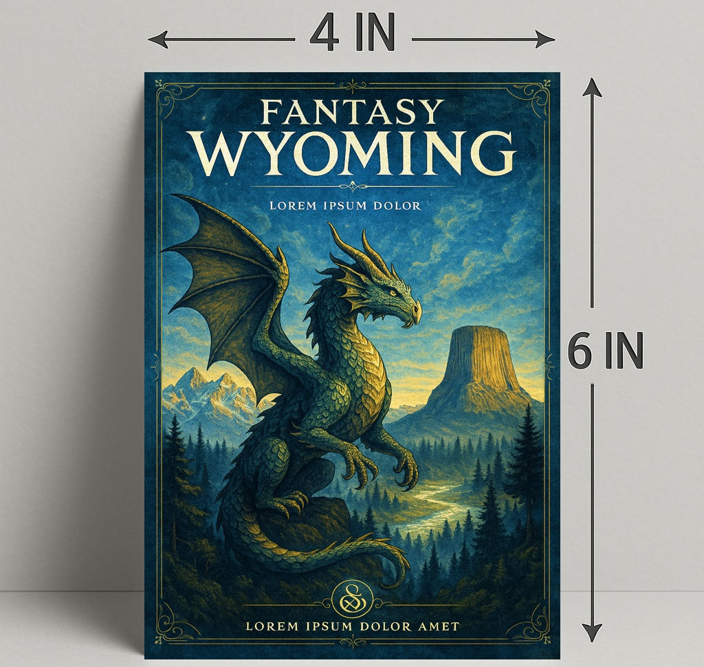 Fantasy Wyoming Poster PosterGoat
