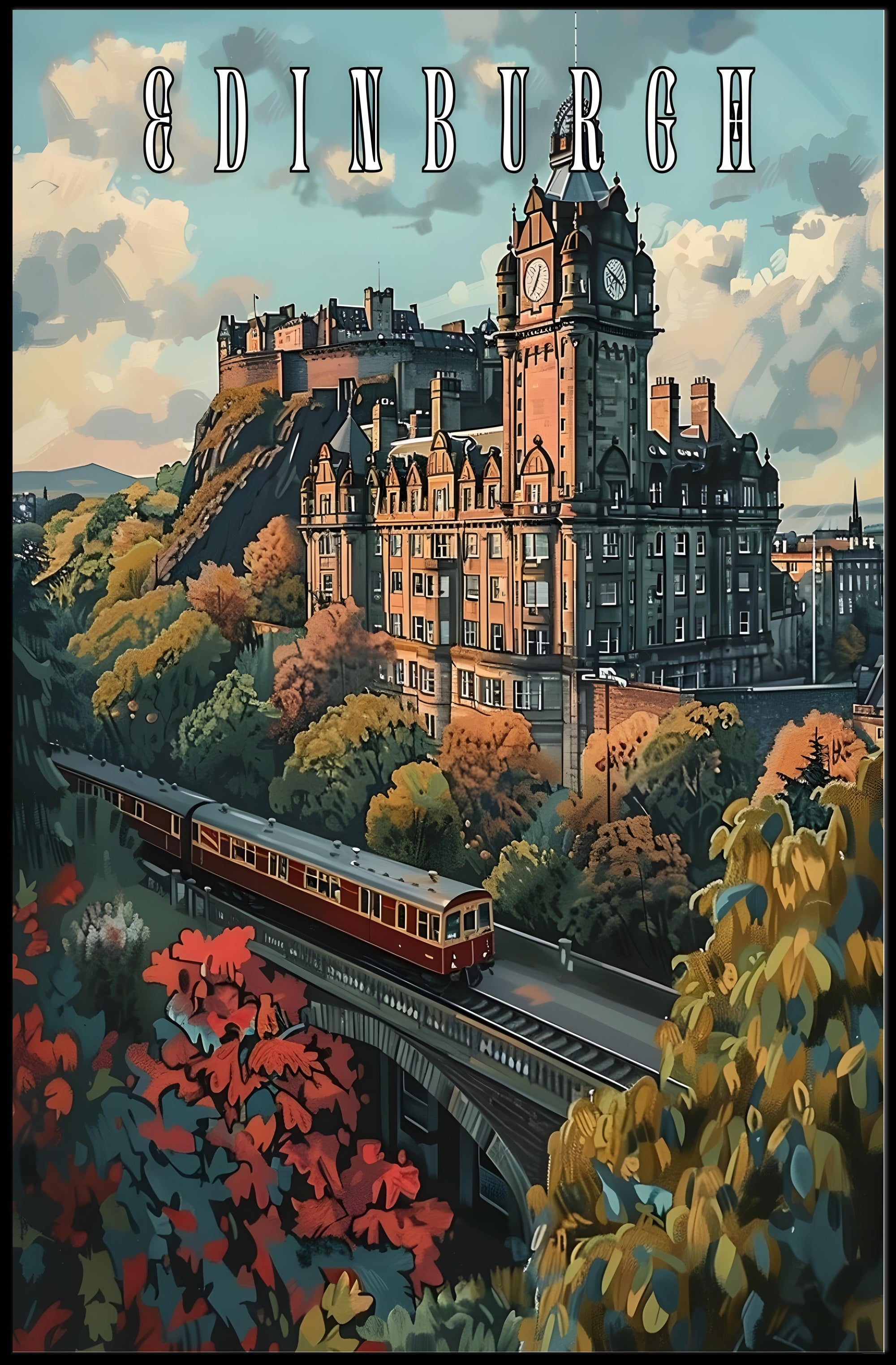 Scenic Edinburgh Poster