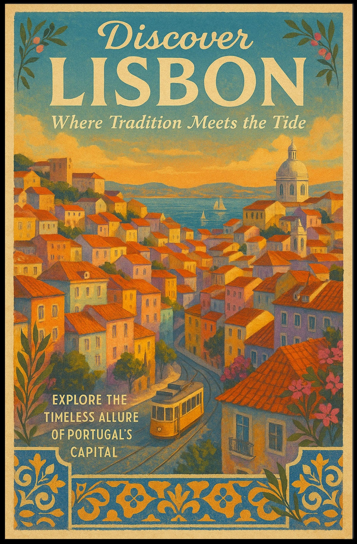 Discover Lisbon Poster