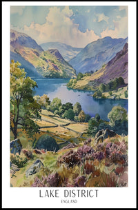 Lake District Beauty Travel Poster PosterGoat