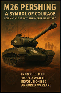 M26 Pershing A Symbol of Courage Poster
