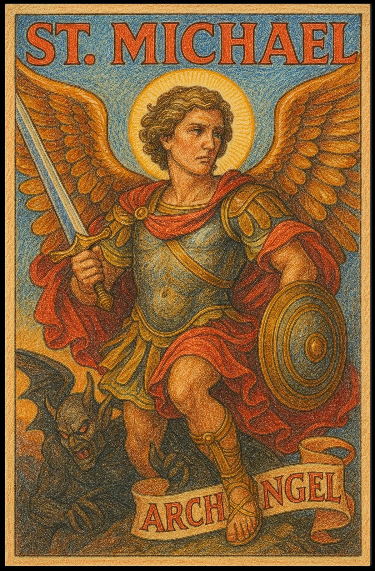 St. Michael The Archangel Poster