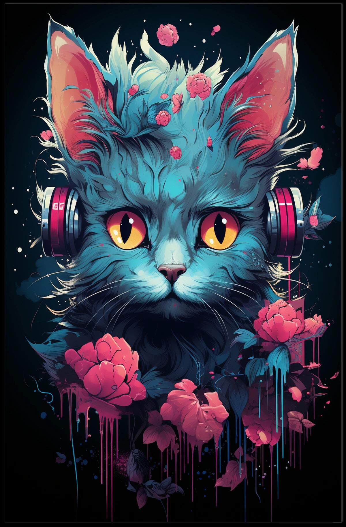 Feline Fantasy Poster