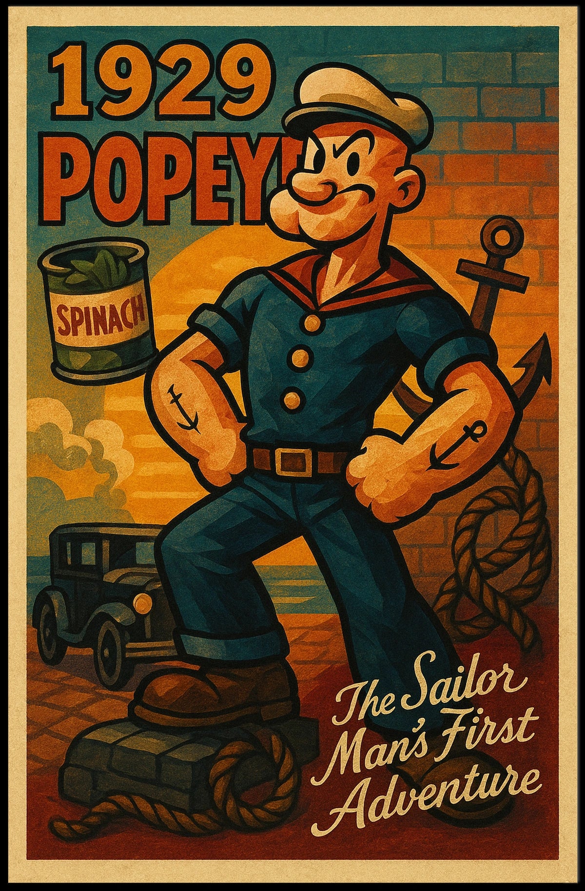 Popeye 1929 Art Poster POP-76