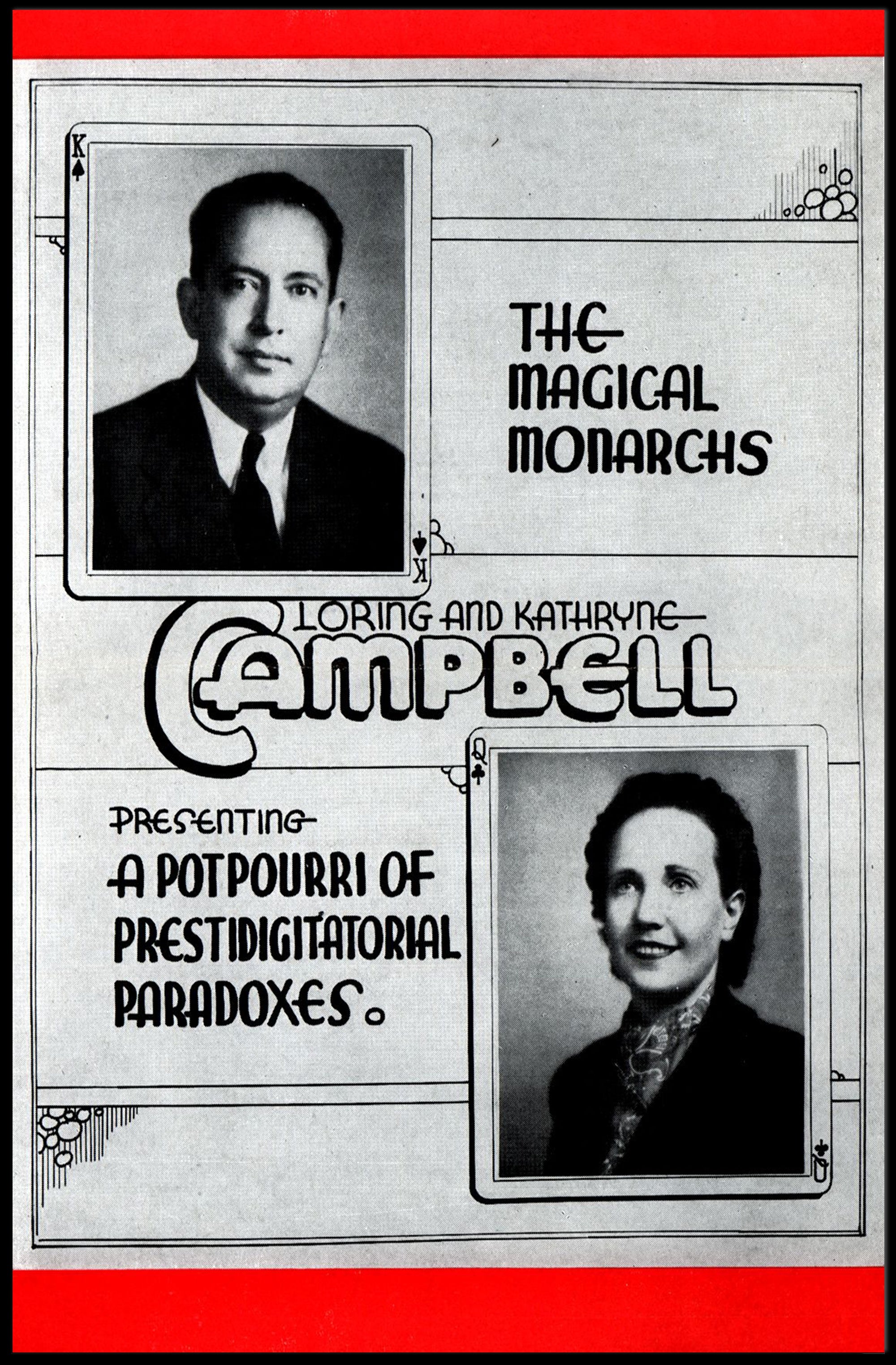 Vintage Magic Show Poster: The Magical Monarchs Cultural Display