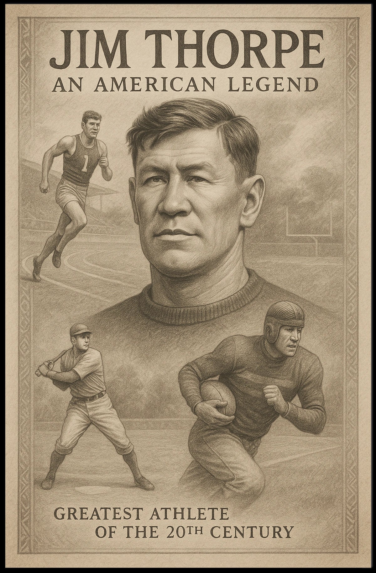Jim Thorpe An American Legend Poster
