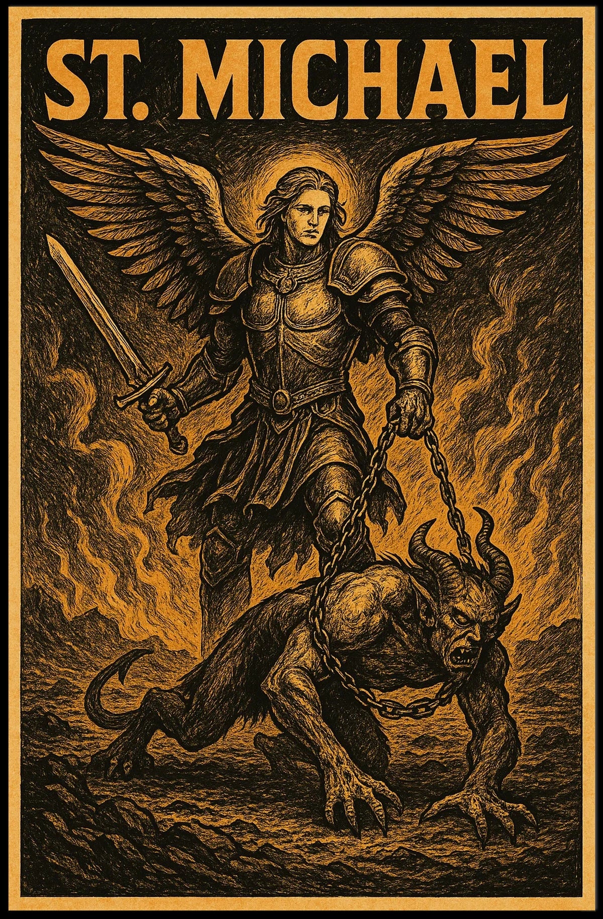 St. Michael The Archangel Poster