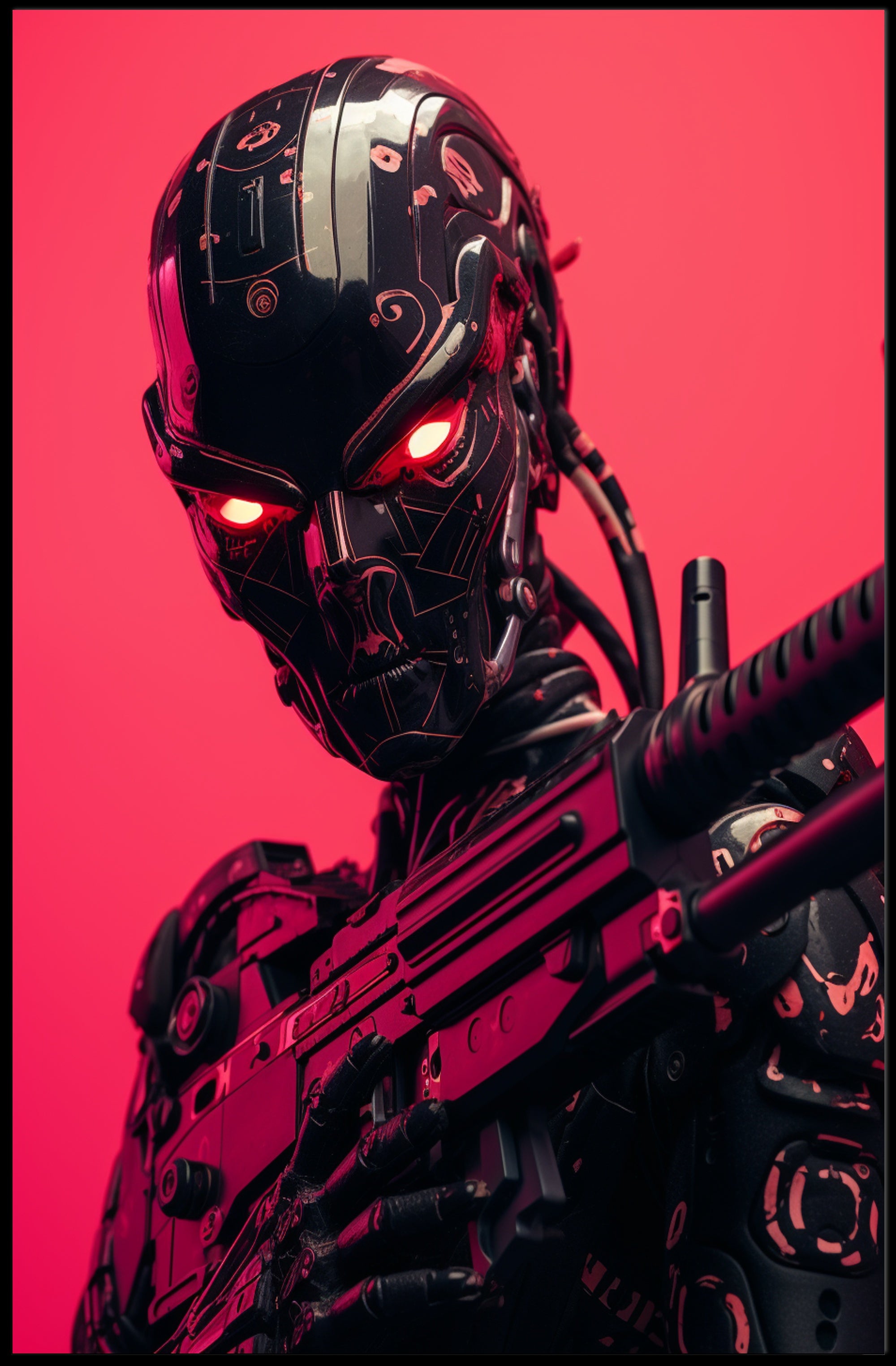 Cybernetic Guardian Poster PosterGoat