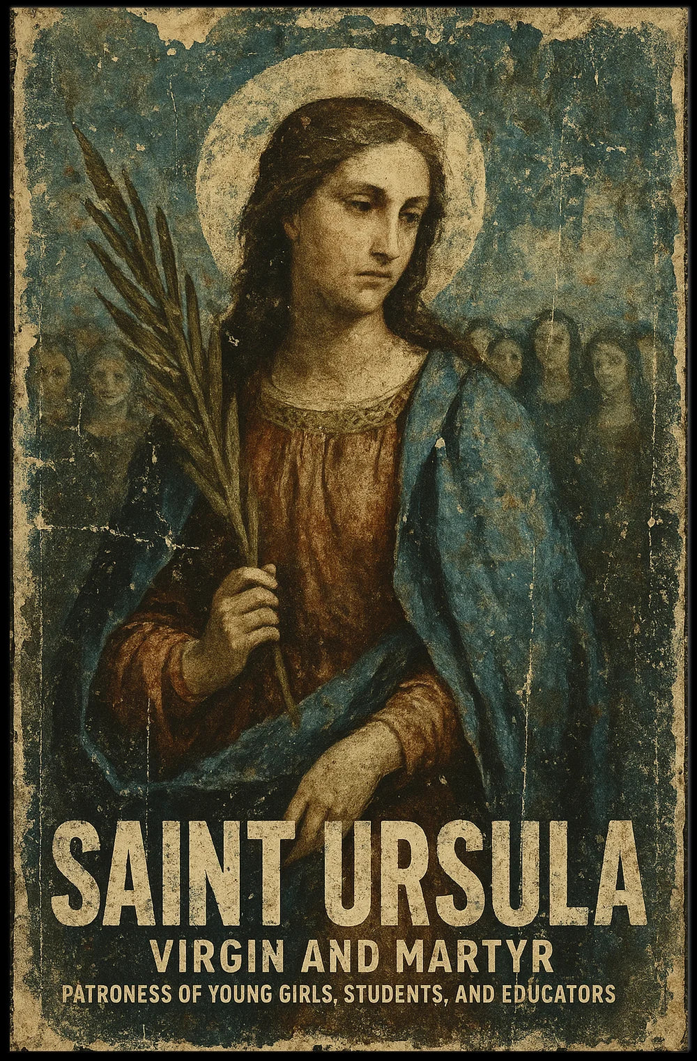 Saint Ursula Religious and Educational Art Poster
