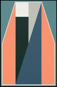 Geometric Abstraction Poster Modern Minimalist Print