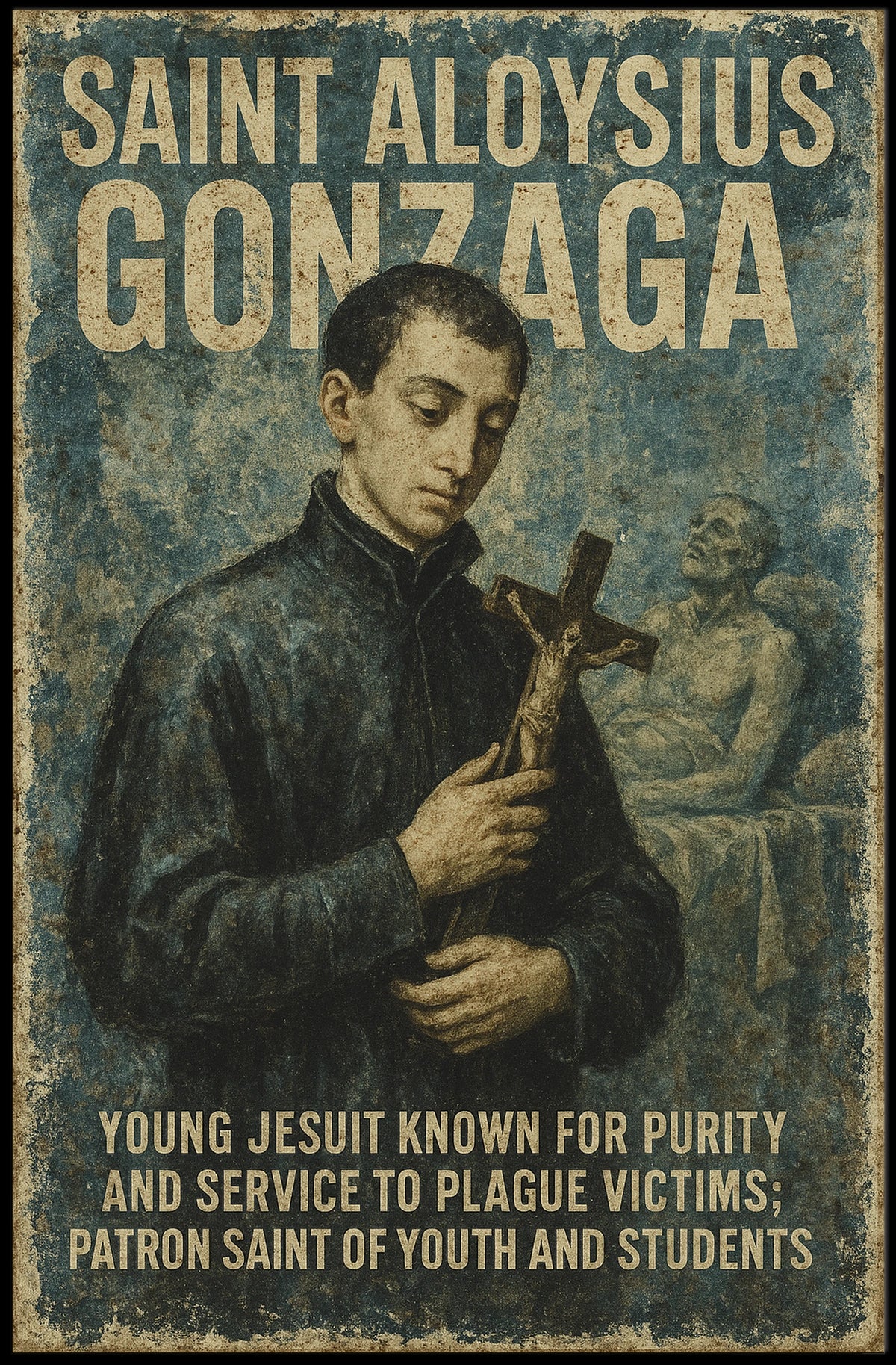 Saint Aloysius Gonzaga Poster