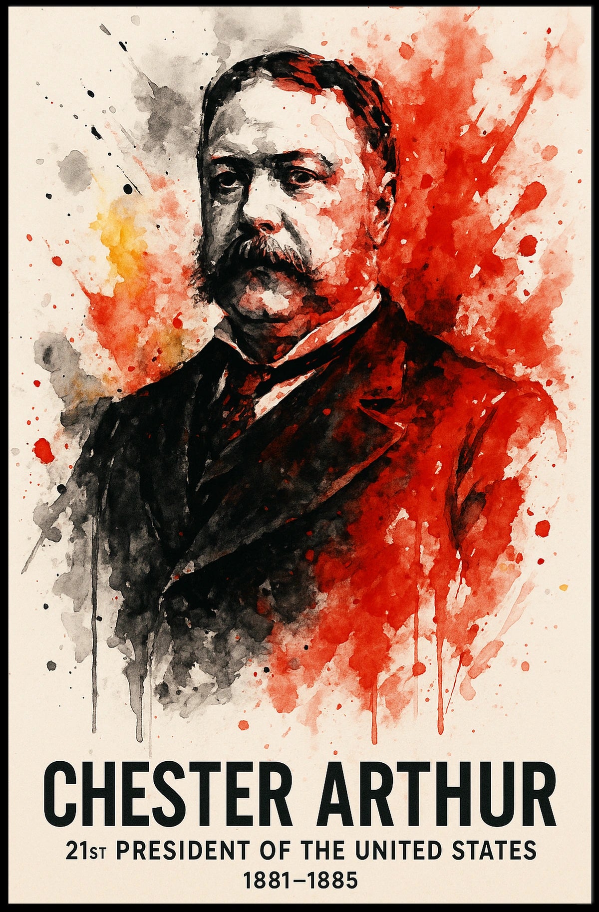 Chester Arthur 21St President Poster