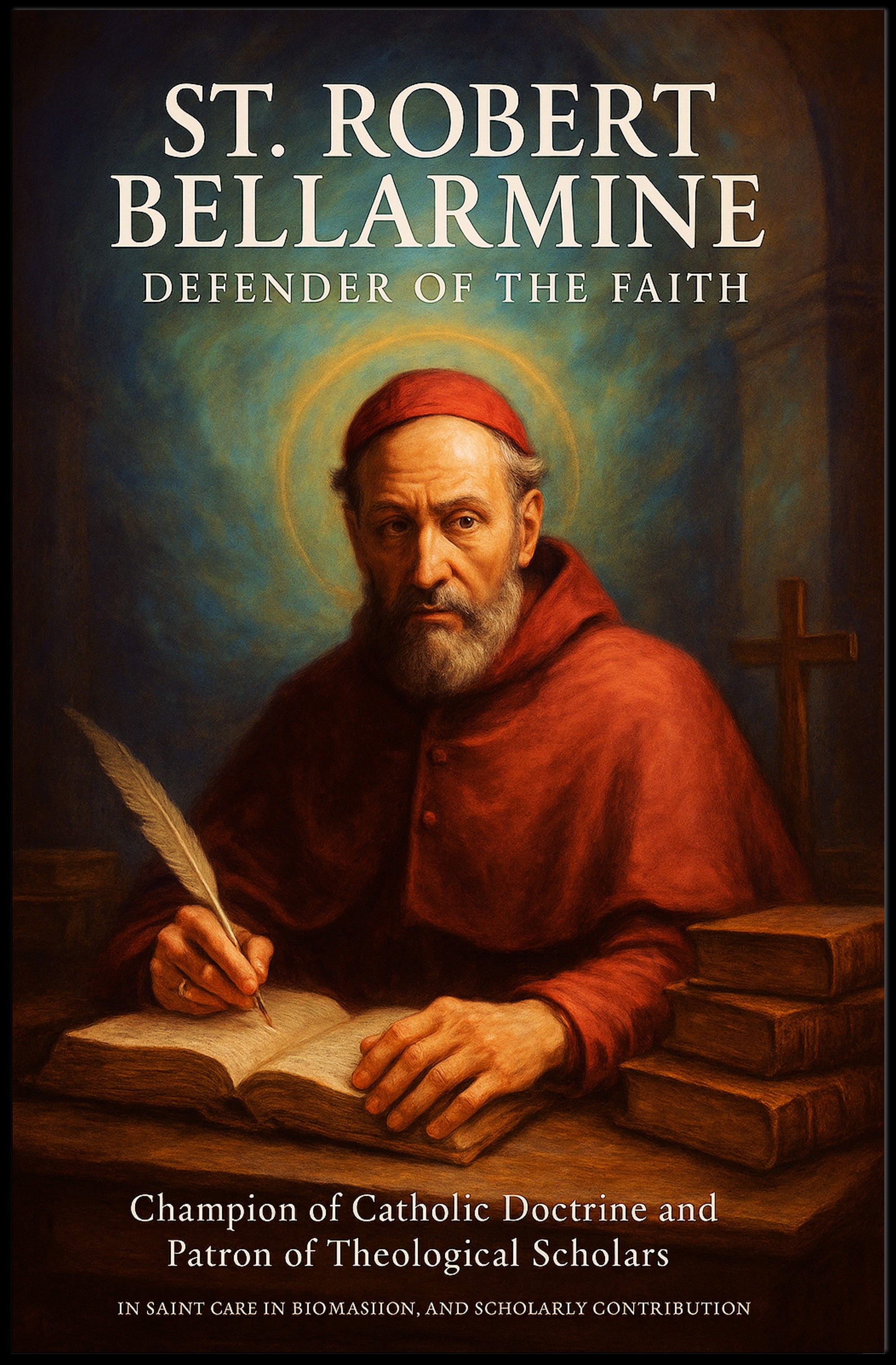 St. Robert Bellarmine Defender of the Faith Poster PosterGoat