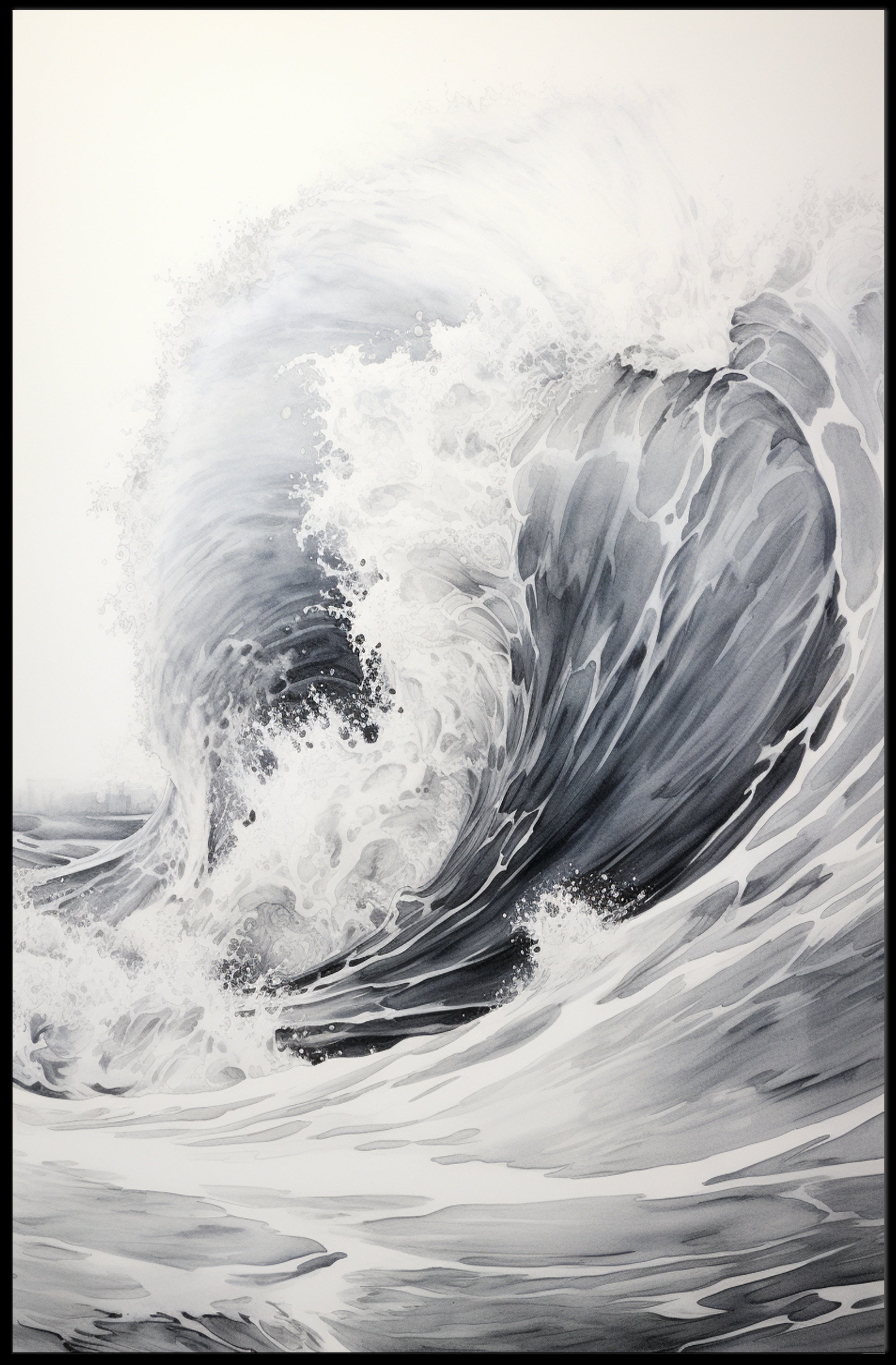 The Power Of The Ocean Poster