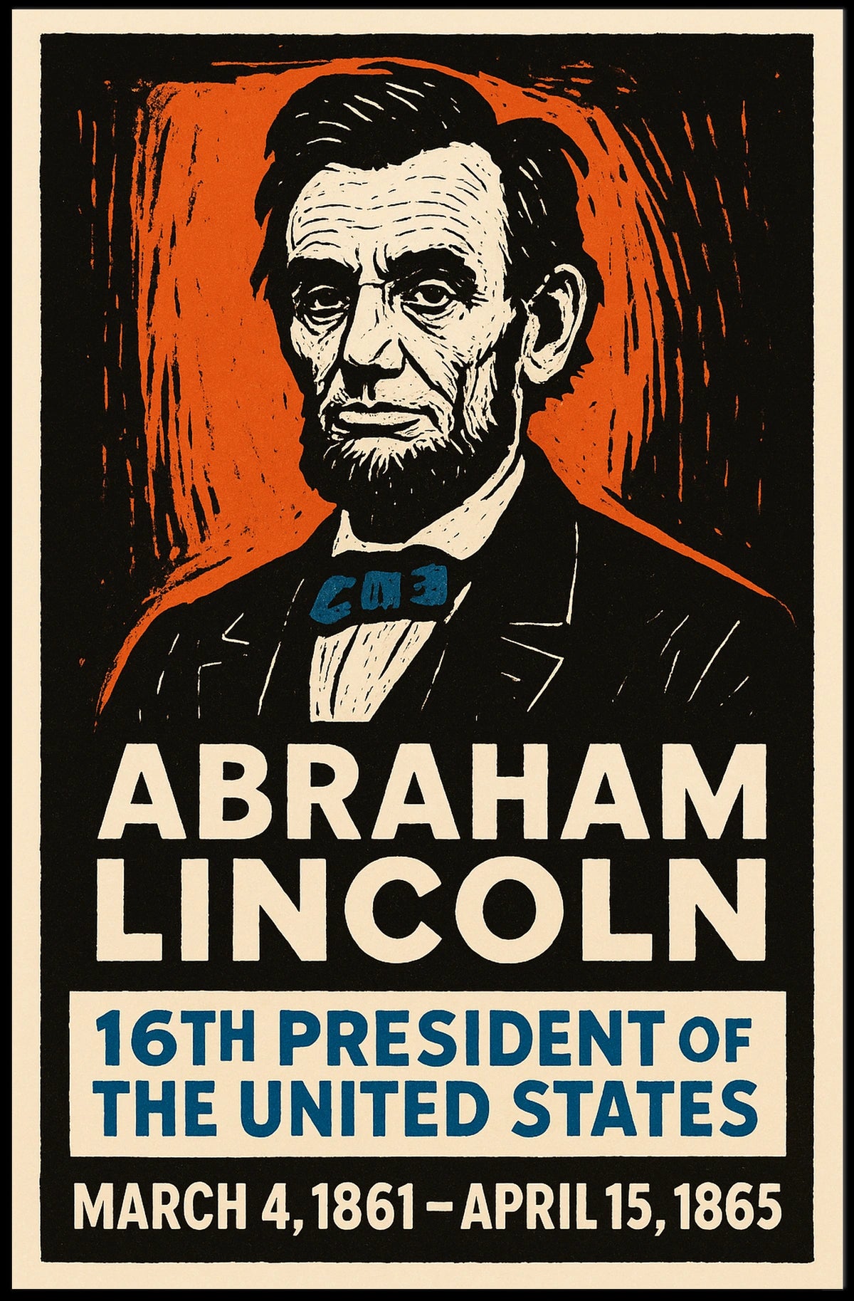 Abraham Lincoln 16Th President Poster