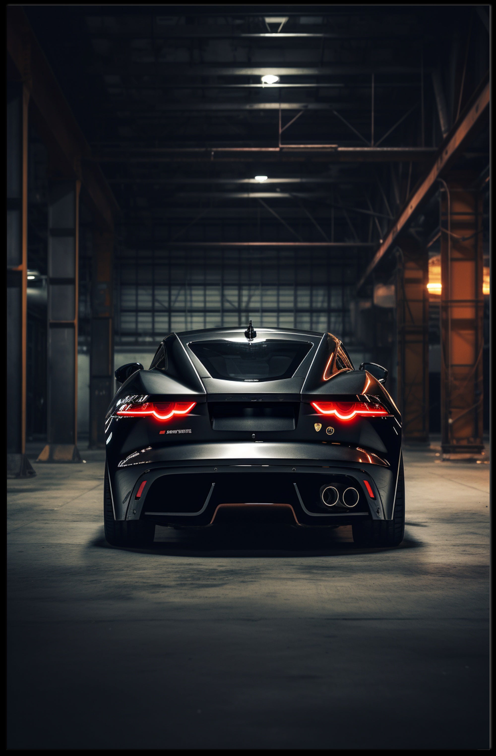 Sleek Automotive Design Poster PosterGoat