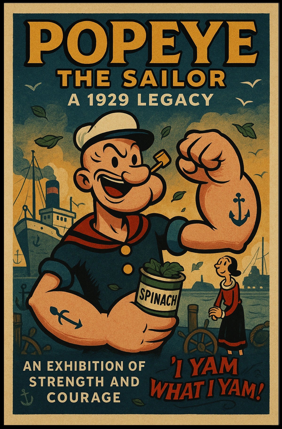 Popeye 1929 Art Poster POP-116