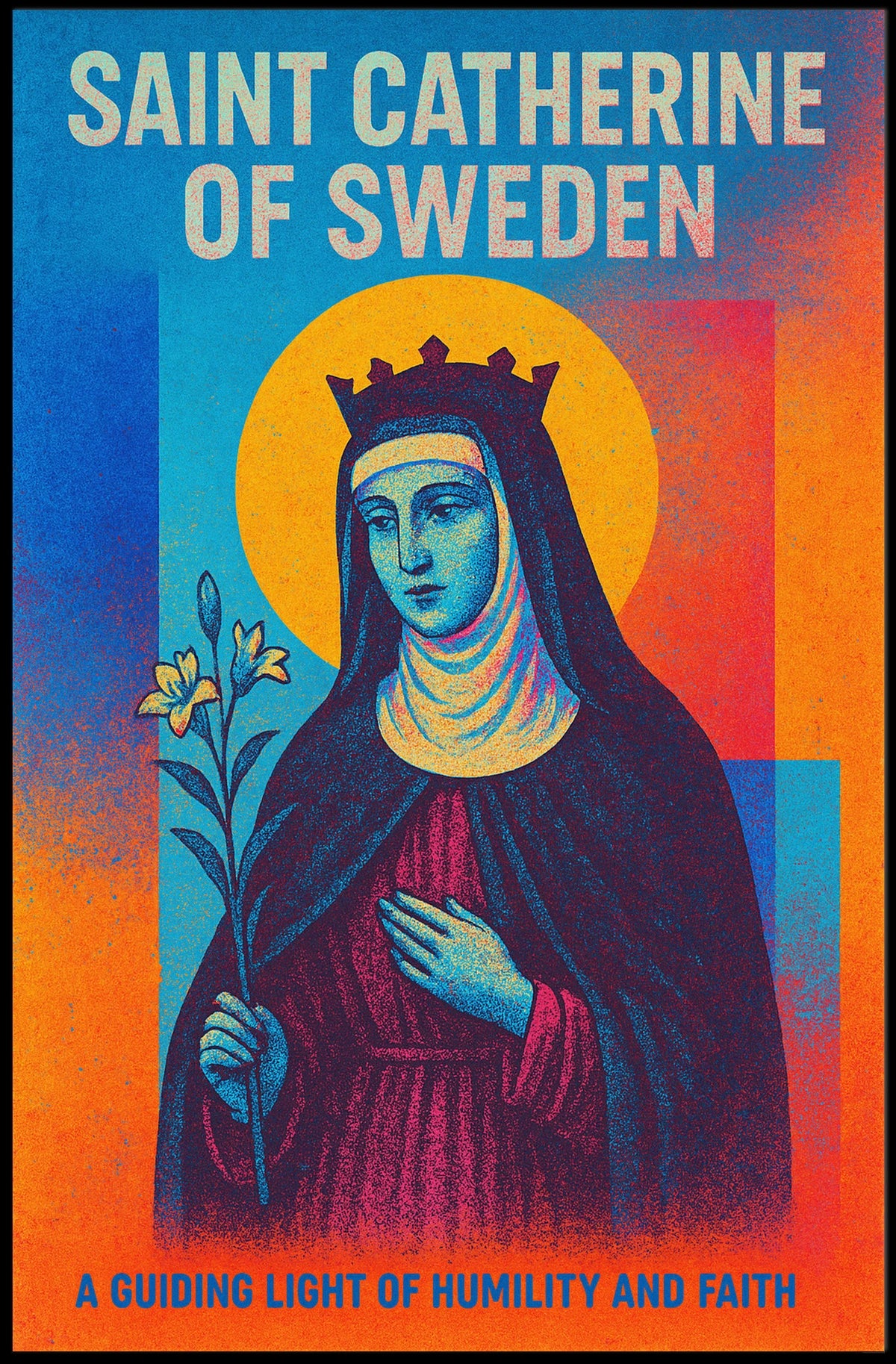 Saint Catherine of Sweden Poster