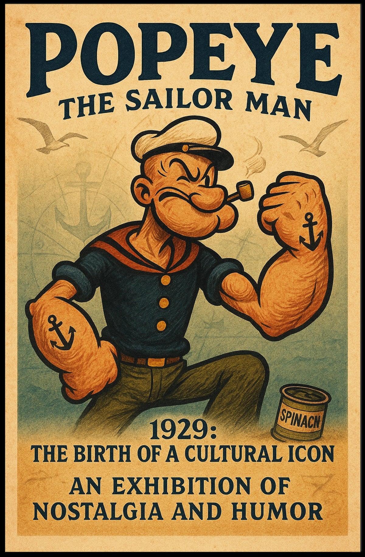 Popeye 1929 Art Poster POP-202