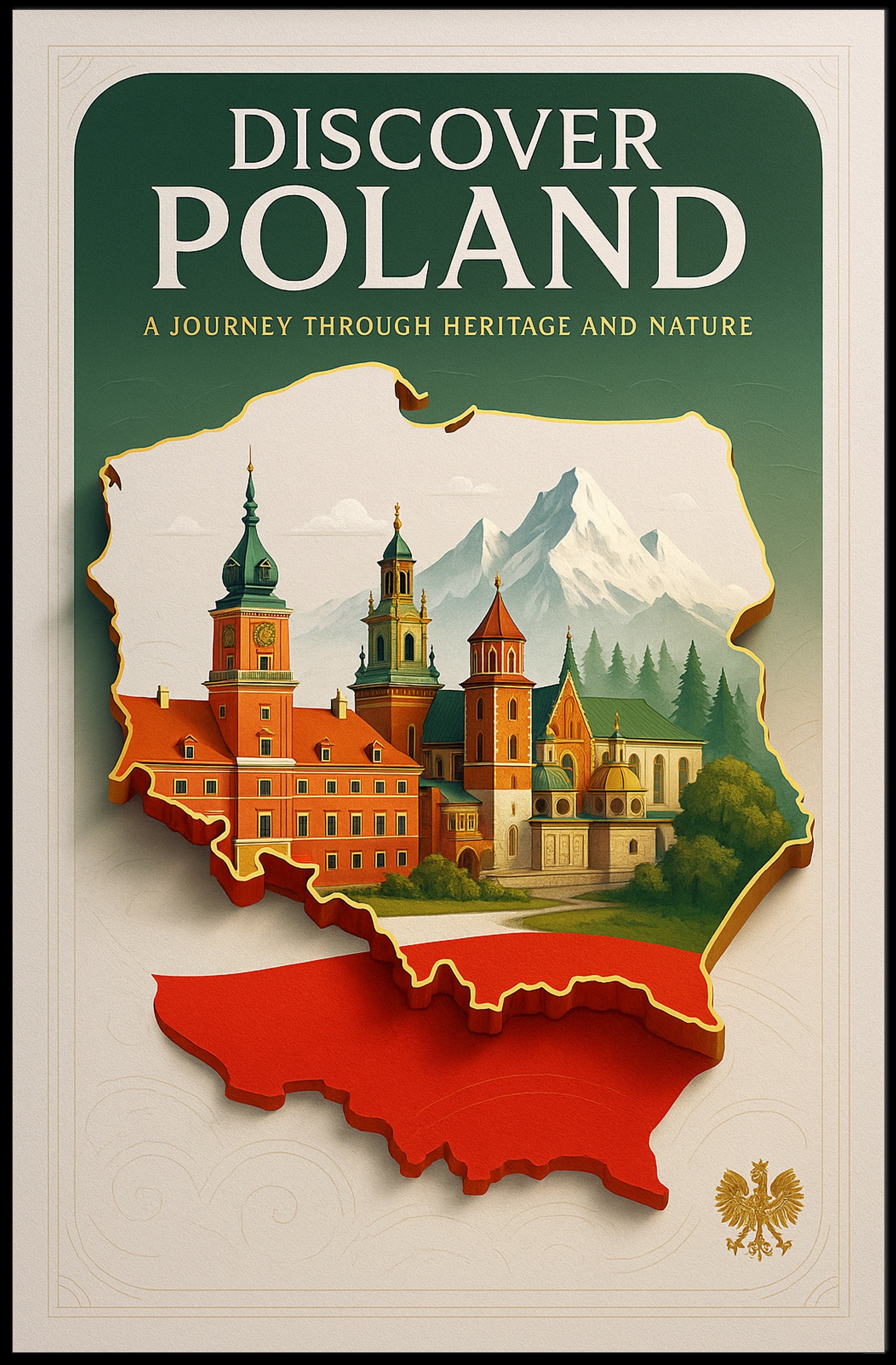 Discover Poland Poster PosterGoat