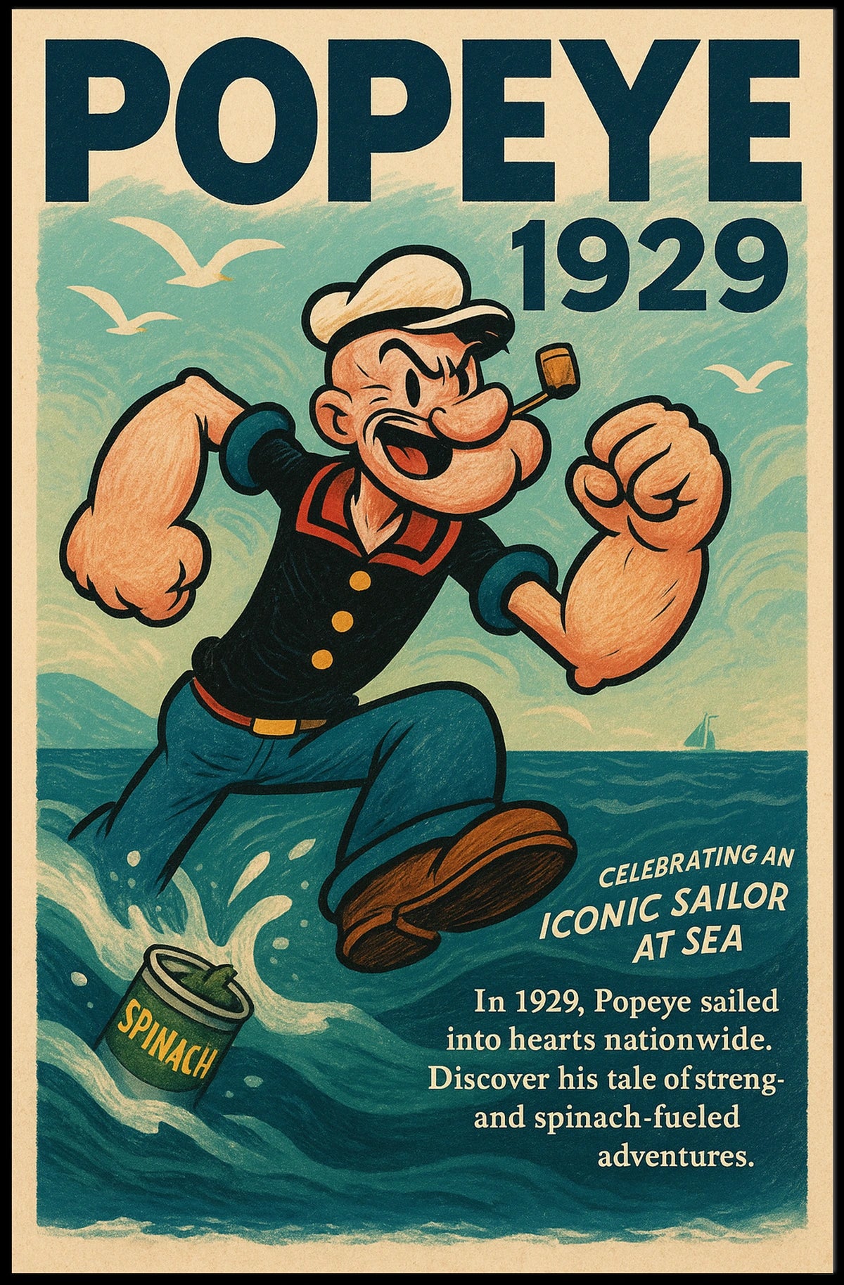 Popeye 1929 Art Poster POP-164