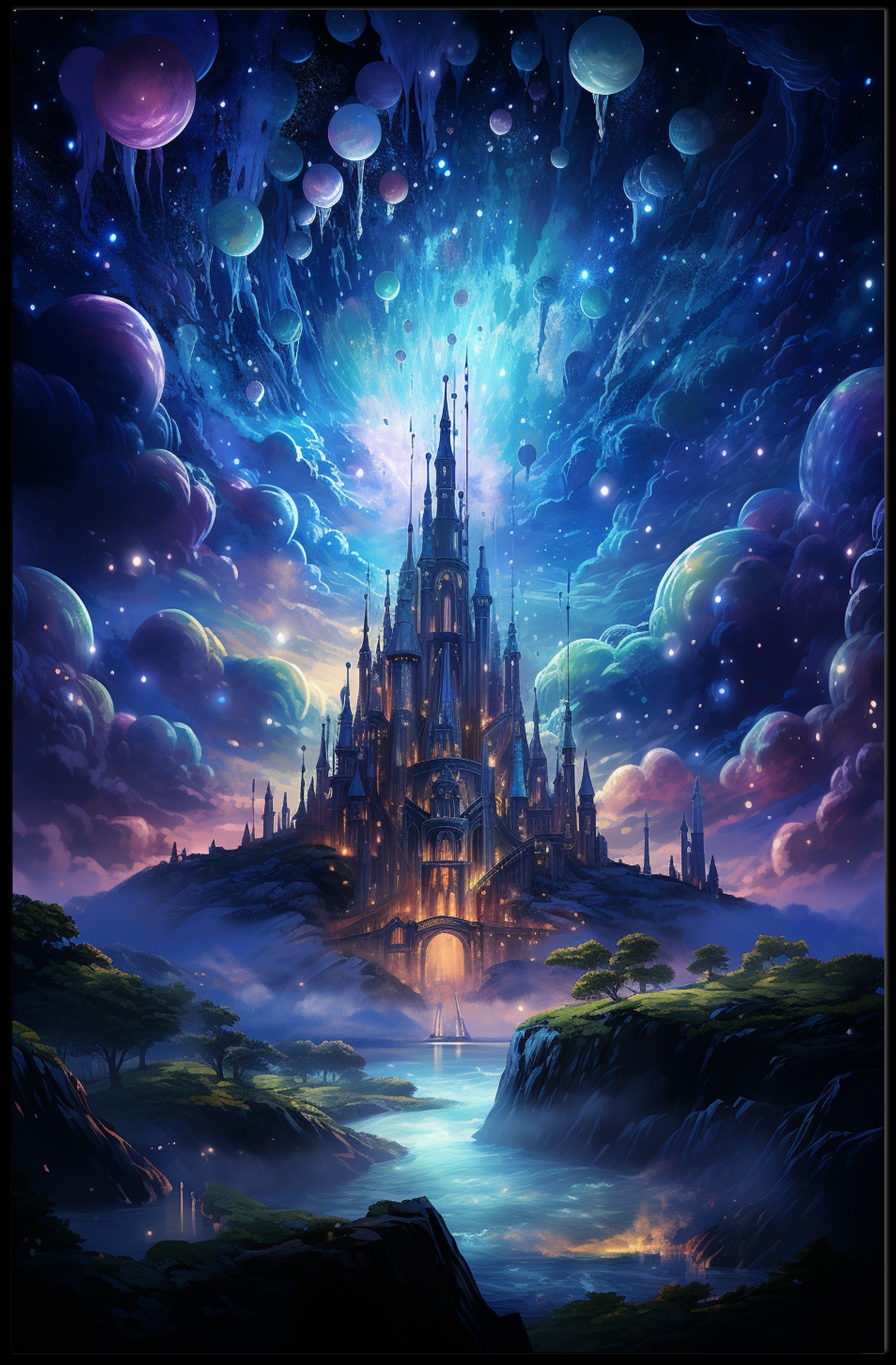 Enchanted Castle In The Cosmos Poster