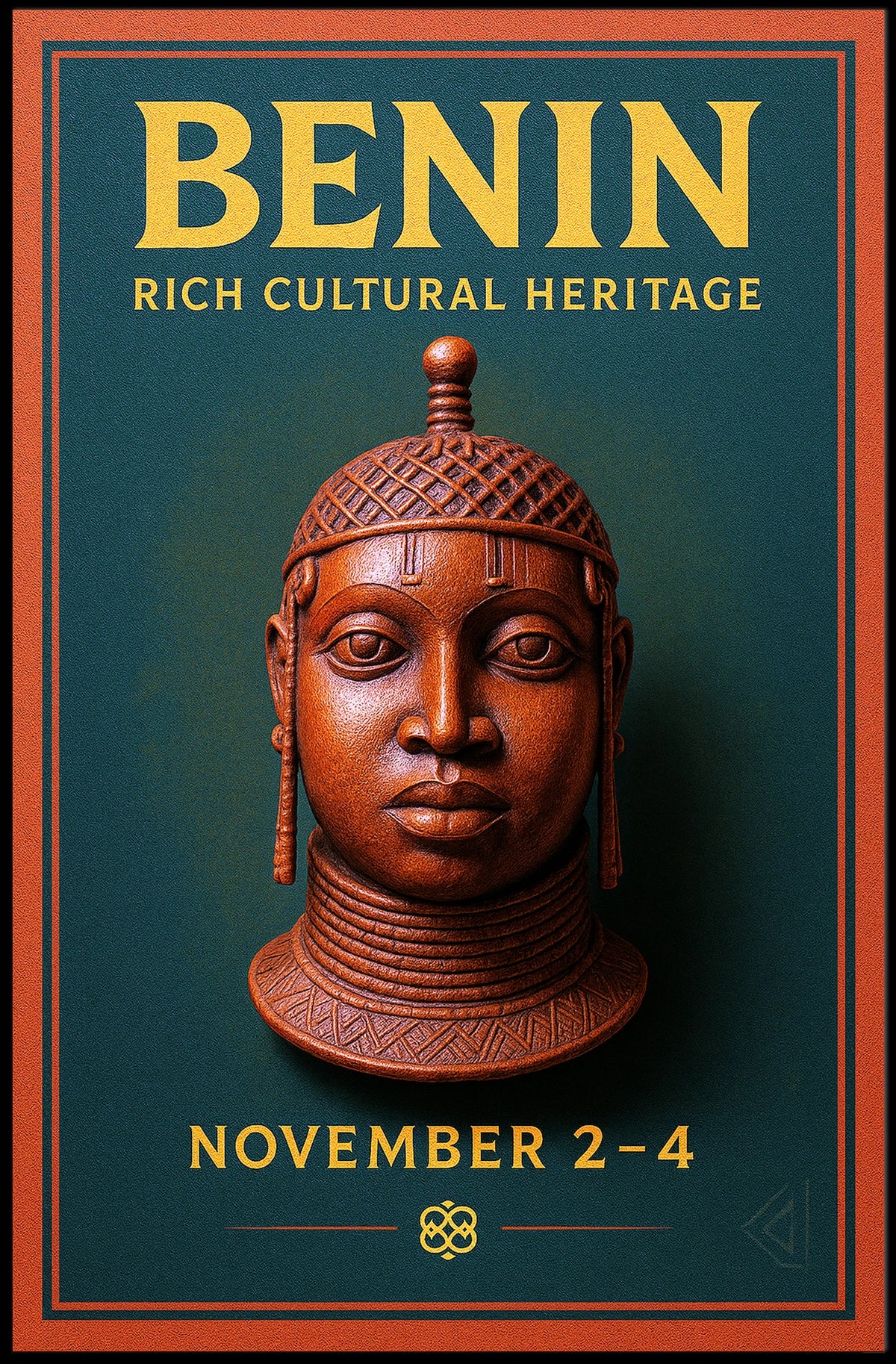 Benin Cultural Celebration Poster