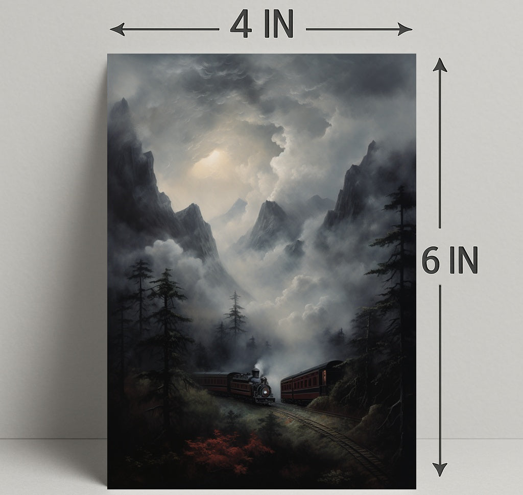 Journey Through The Misty Mountains Poster PosterGoat