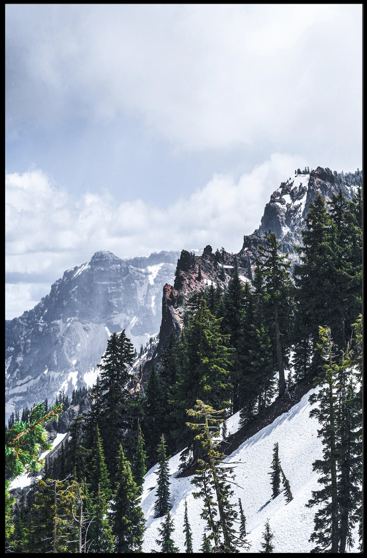Majestic Mountain Landscape Poster