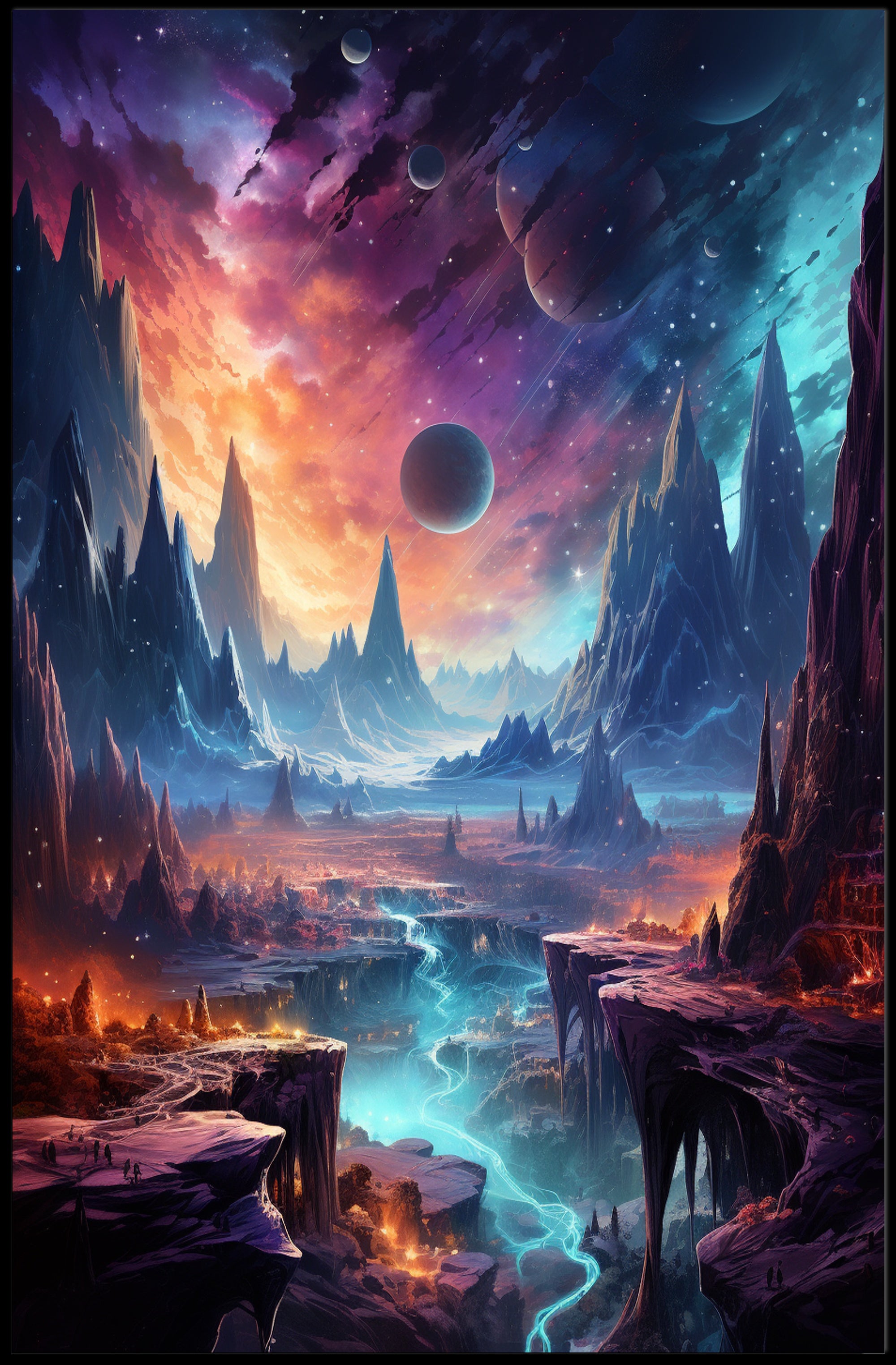 Celestial Landscape Poster PosterGoat