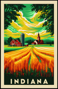 Indiana Countryside Poster