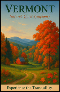 Vermont Natures Quiet Symphony Poster