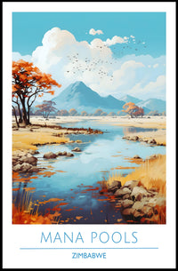 Mana Pools Tranquility: Explore Zimbabwe's National Park Poster