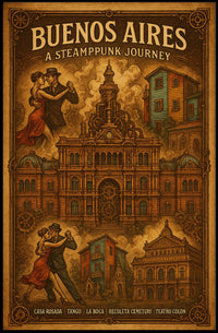 Buenos Aires A Steampunk Journey Poster