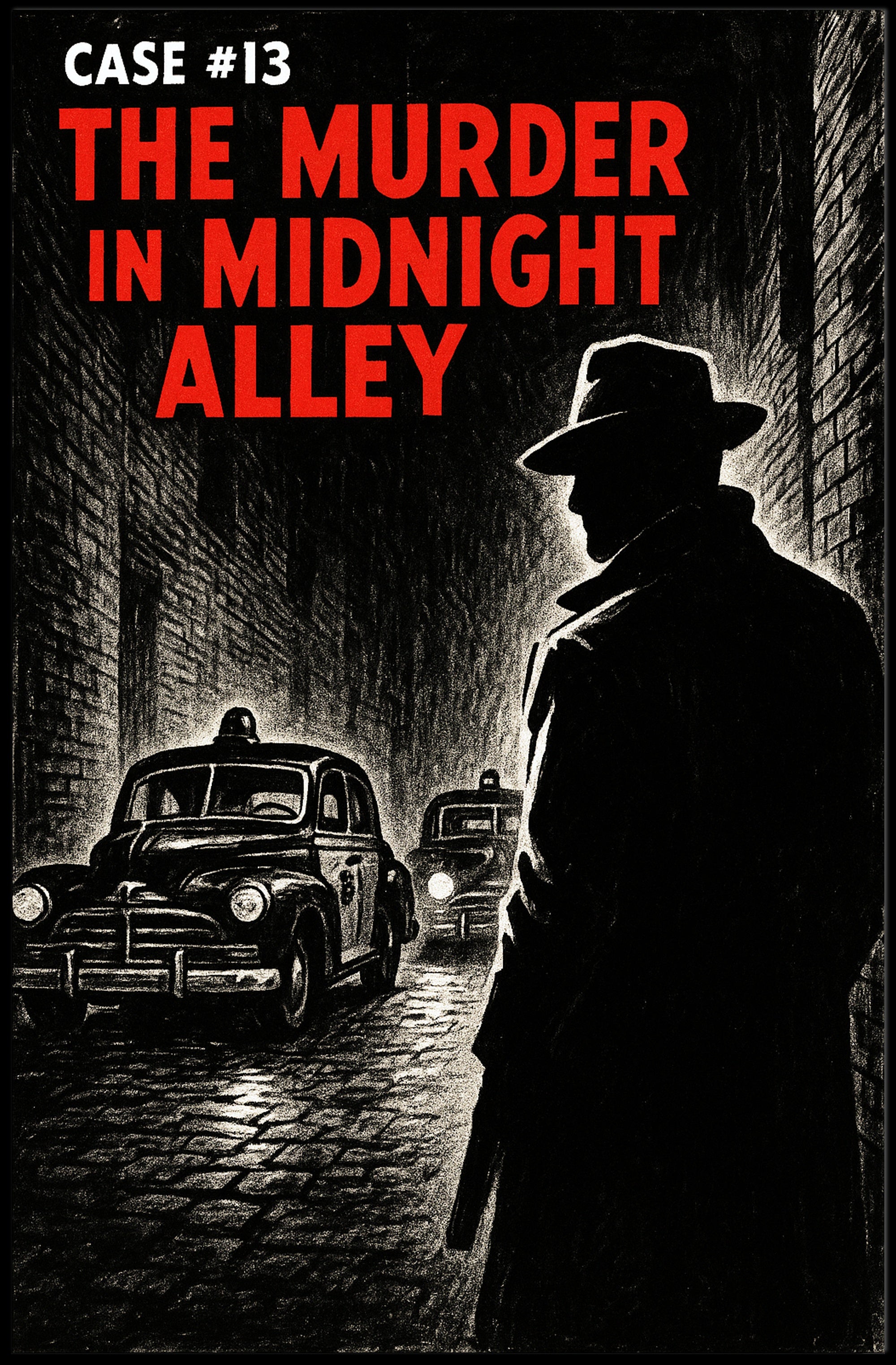Case #13 The Murder in Midnight Alley Poster PosterGoat