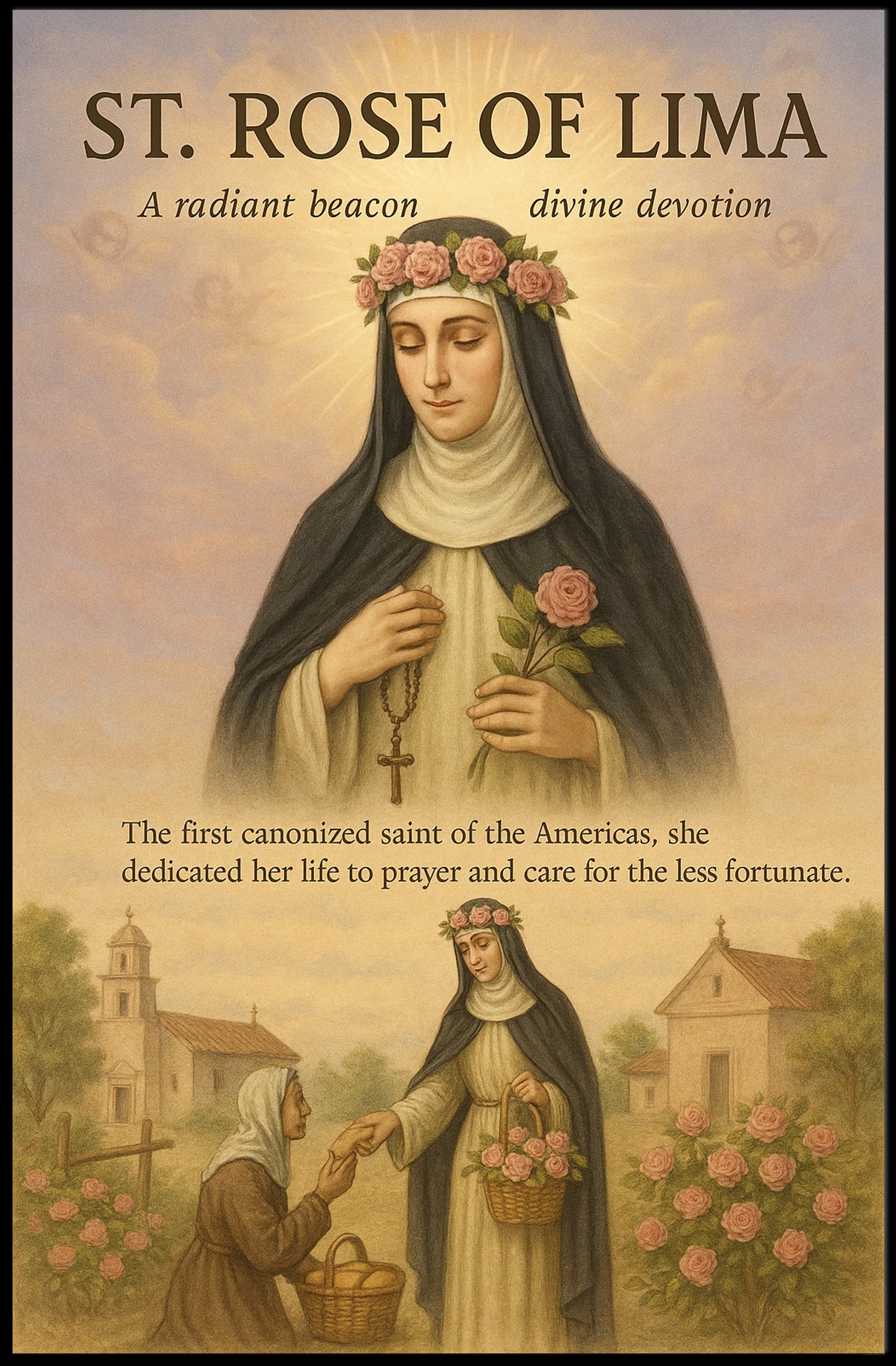 St. Rose of Lima Poster